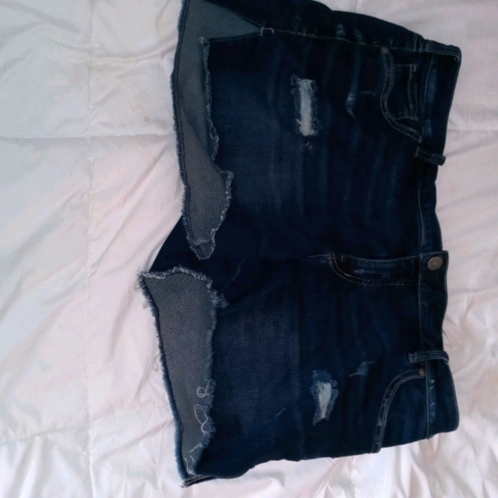 Denim shorts